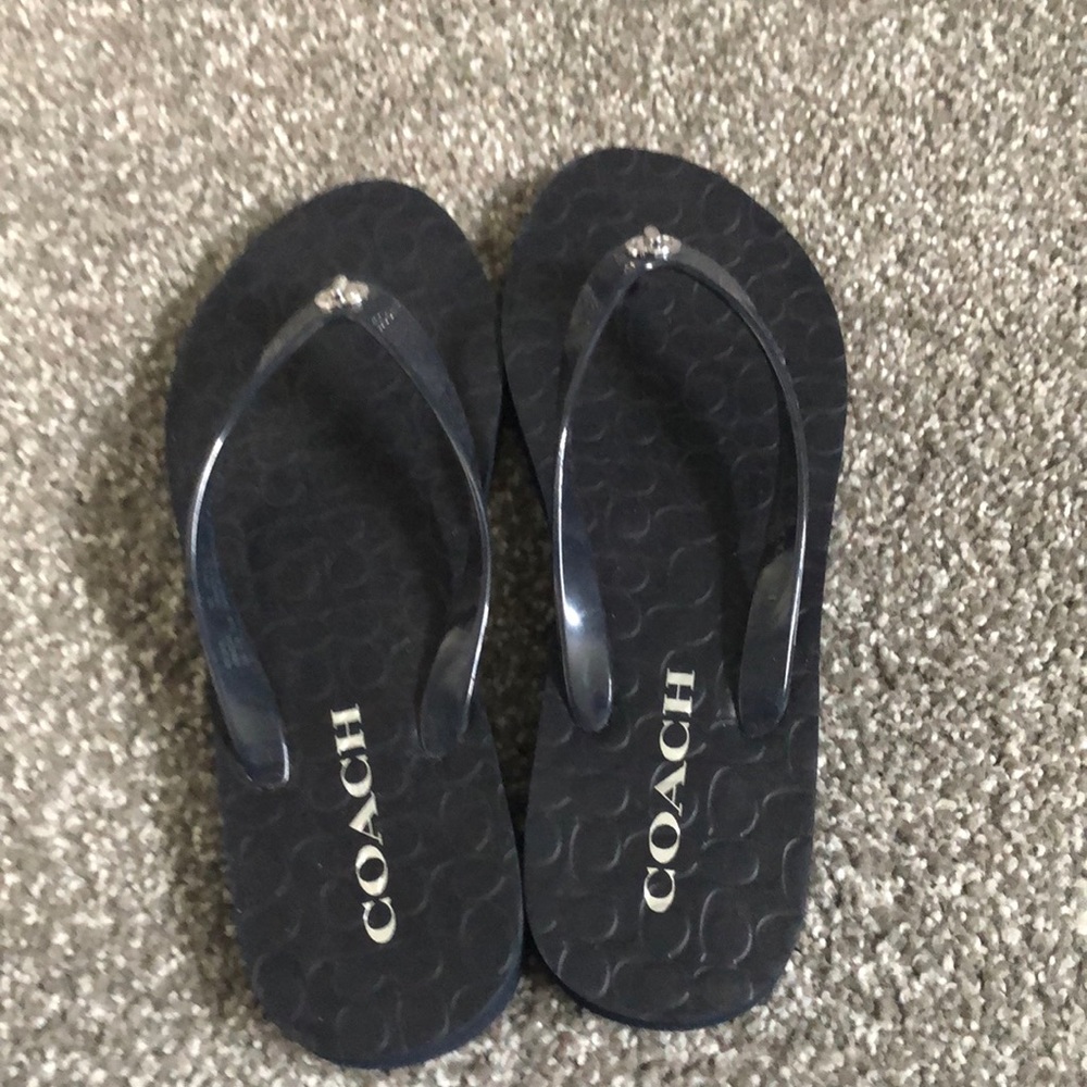 Coach flip flops